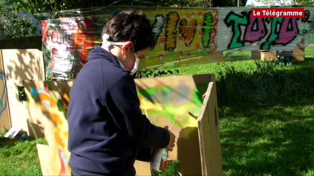 Quimper. Des graffeurs en herbe à la Hip Hop New School