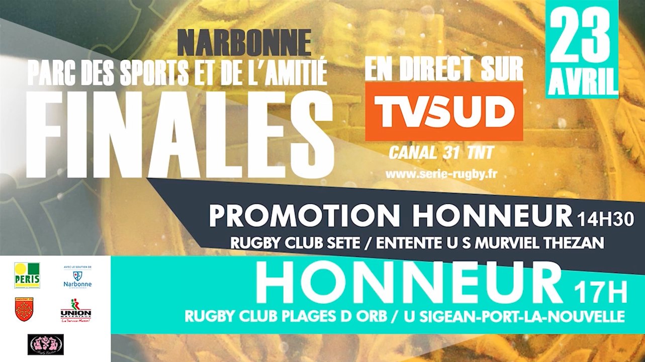 DIRECT : Finales de Rugby au parc des sports et de l'amitié à Narbonne
