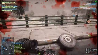 【BF4】 マルチプレイ動画　援護兵奮闘記vol.64　MG4　コンクエストconquest 【PC】