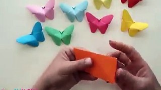 learn how to make butterflies of color paper