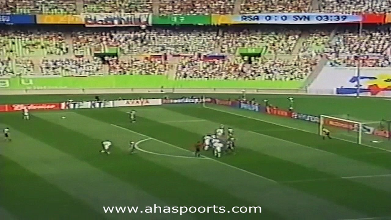 اهداف مباراة جنوب افريقيا و سلوفينيا 1-0 كاس العالم 2002