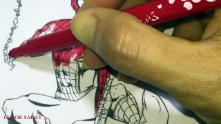 Spiderman Coloring Book Coloring Pages Kids Fun Art Activities Video For Kids