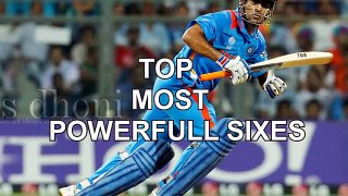 Top 10 Biggest Powerful sixes in Cricket History 2017►biggest six in cricket●longest six in cricket