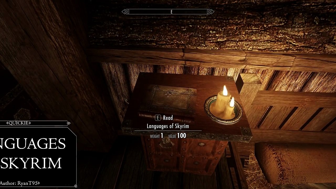 Skyrim Mod Quickies - 1  ||  Languages of Skyrim