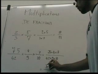 Multiplications de fractions