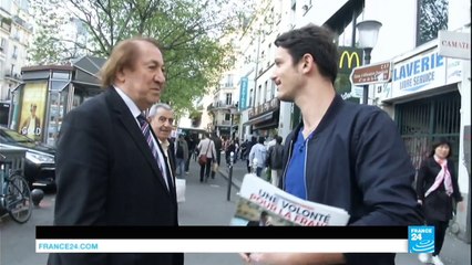 Tractage pour François Fillon dans le 18e (France 24)