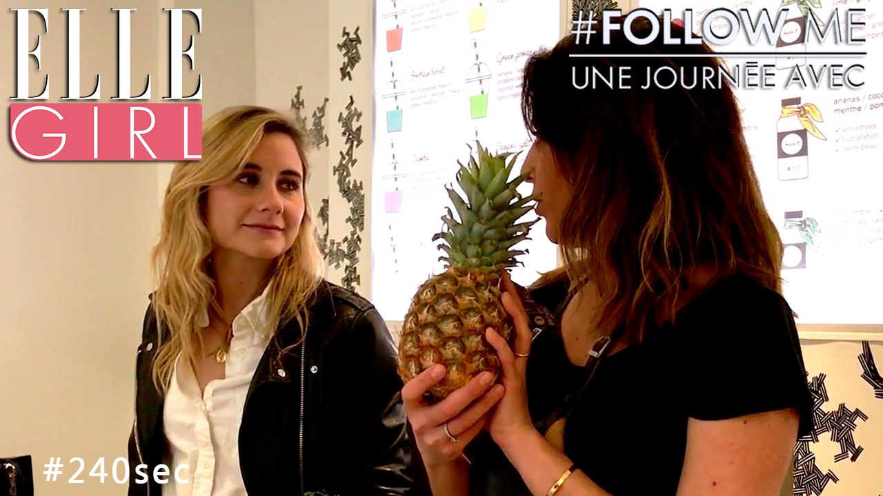 240 secondes pour se sentir belle avec Juice It - Follow Me, une journée avec... Alysson Paradis | Vendredi 21.04 à 22h05 en exclusivité sur ELLE Girl