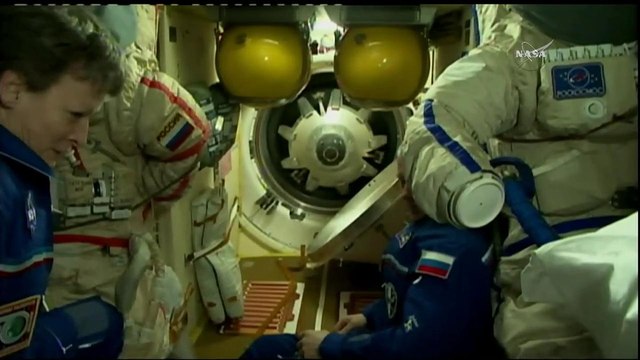 Astronauts Arrive at International Space Station Following Launch in Kazakhstan