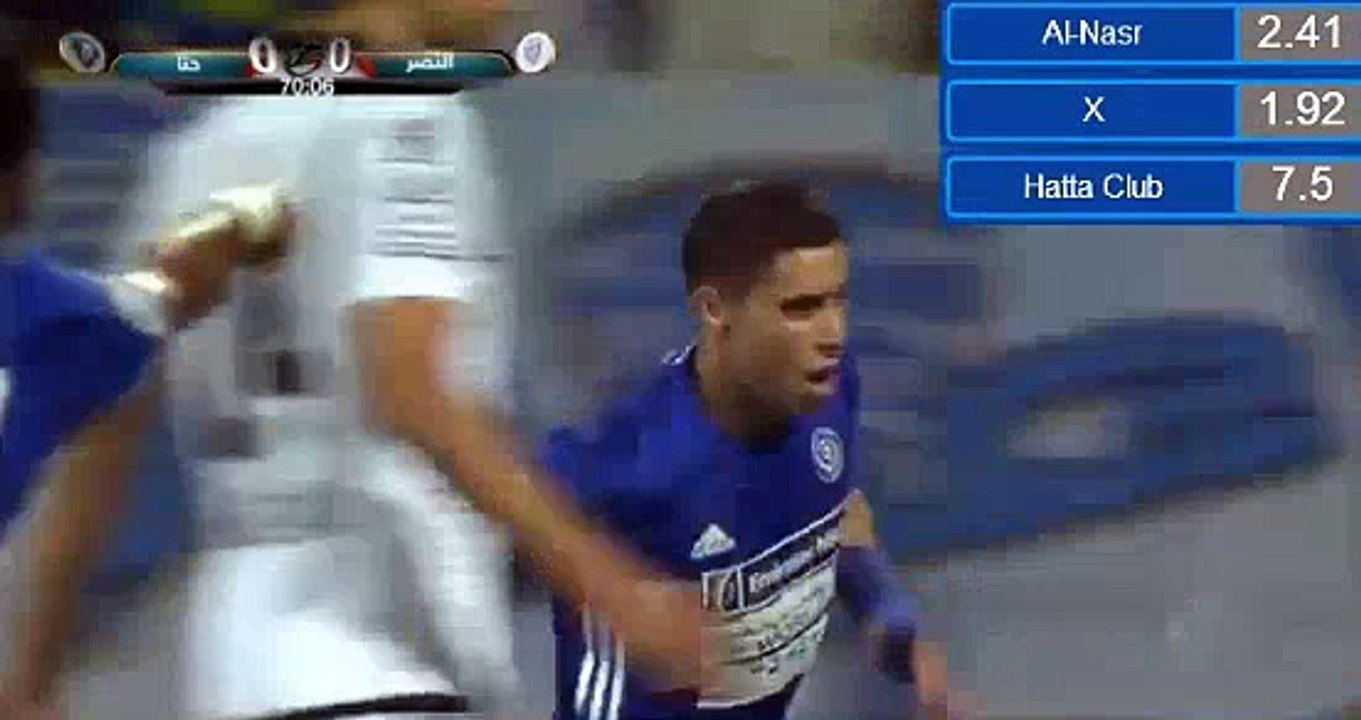 Abdelaziz Barrada Goal HD - Al Nasr SC Dubai 1-0 Hatta 20.04.2017