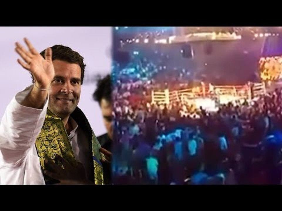 Rahul Gandhi embarrassed, crowd chants Modi Modi at Vijendra Singh's boxing match| Oneindia News
