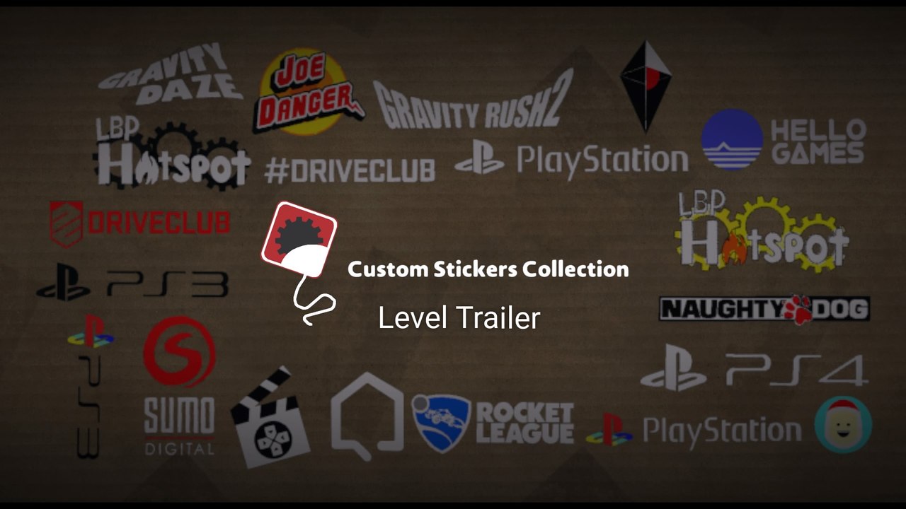 [LBP] Custom Stickers Collection - Level Trailer