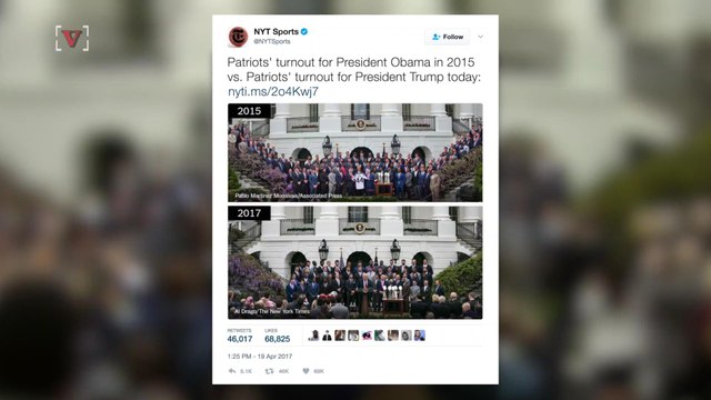 New York Times Starts Controversy With Super Bowl Champs Visit to the White House