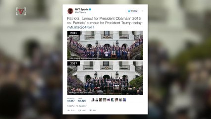 New York Times Starts Controversy With Super Bowl Champs Visit to the White House