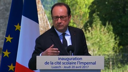 Discours à la cité scolaire de Luzech