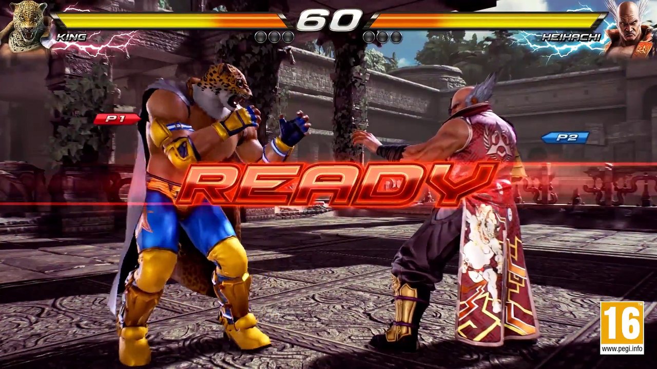 Tekken 7 - PS4 XB1 PC - King VS Heihachi (Character Gameplay)