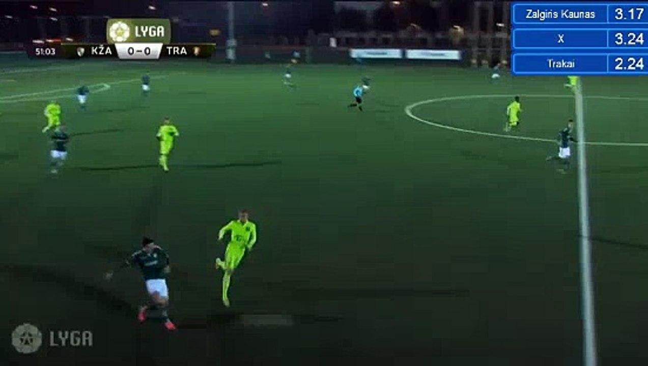 Rokas Krusnauskas Goal HD - FK Kauno Žalgiris 1-0 Trakai FK 20.04.2017