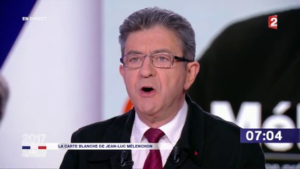 Présidentielle : "Je ne suis pas un homme de pagaille", se défend Jean-Luc Mélenchon