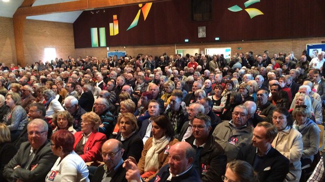 Éric Woerth et François Baroin en meeting pour Fillon au Mans