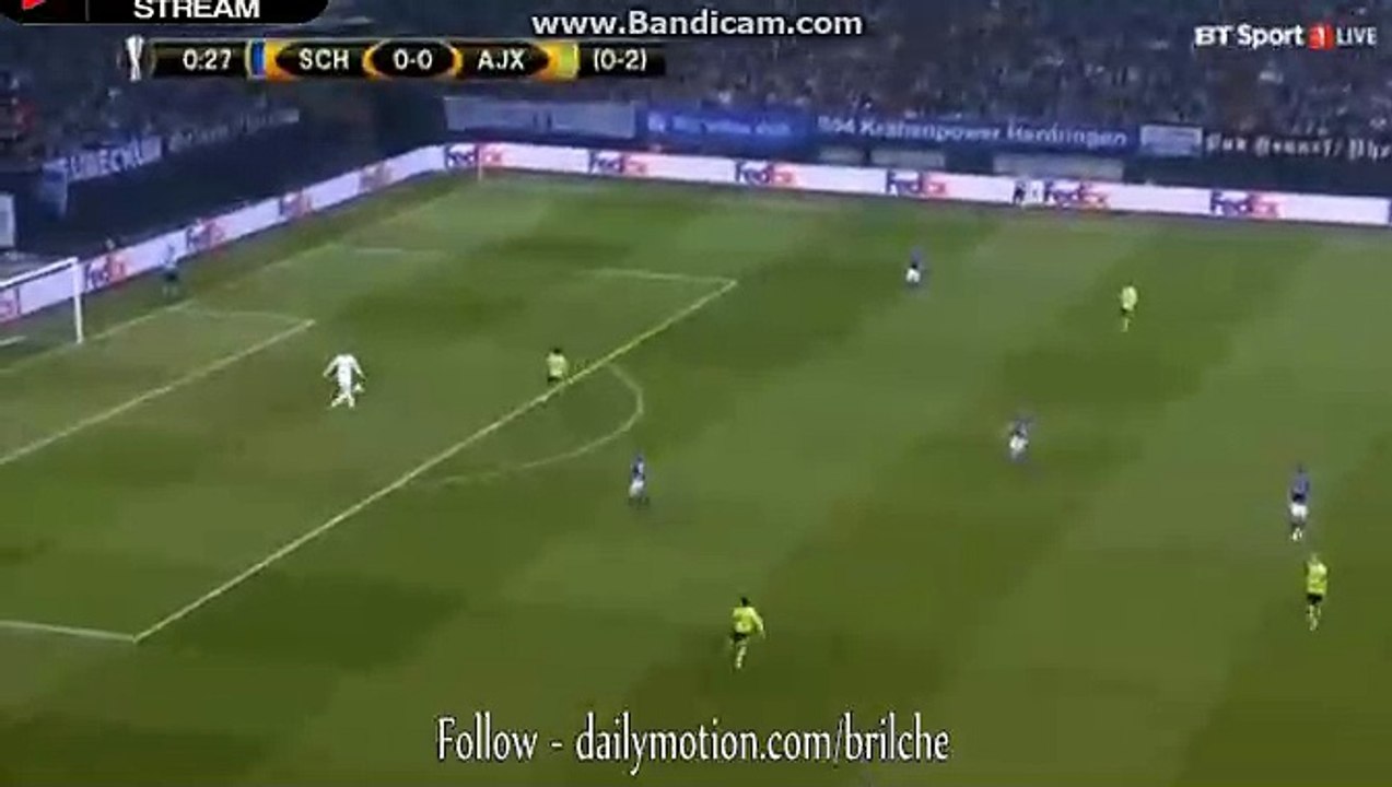 Leon Goretzka fantastic shot - Schalke 0-0 Ajax 20.04.2017 HD