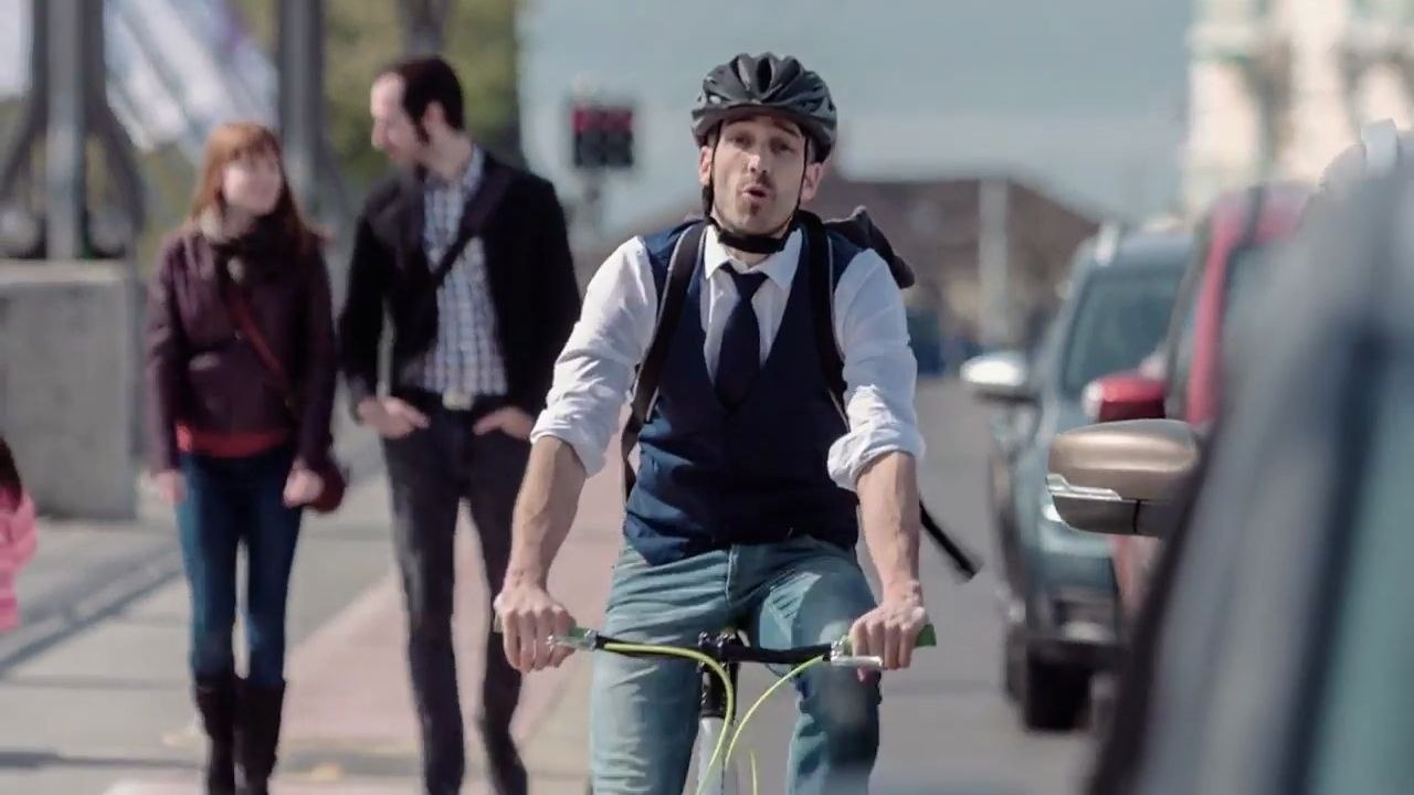 Le cycliste (Prévention routière)