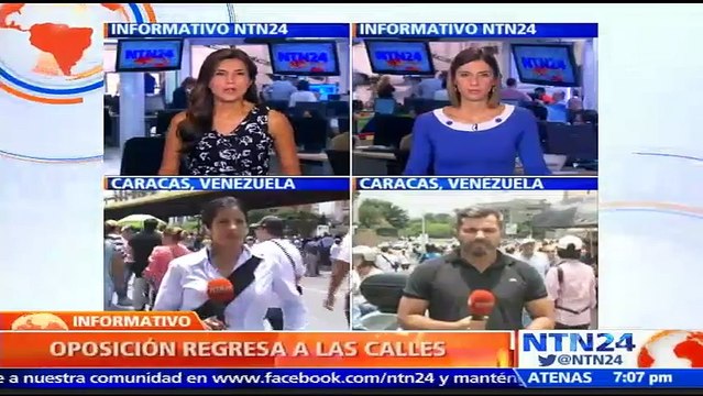 Oposición venezolana desafía al régimen de Maduro y sale por segundo día consecutivo a las calles a exigir el retorno de
