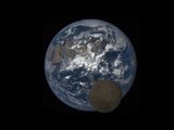 NASA captures moon photobombing Earth, Watch stunning video| Oneindia News