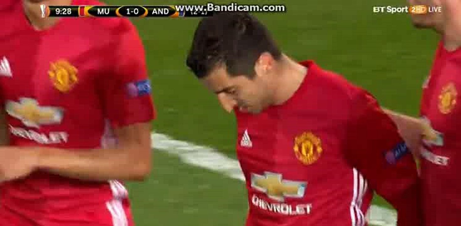 Henrik Mkhitaryan Amazing Goal HD - Manchester United 1-0 Anderlecht - 20.04.2017 HD