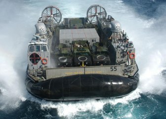 Anphibious Operations with Landing Craft Air Cushion LCAC