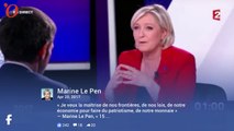 «15 minutes pour convaincre» sur France 2 : Le Pen dénonce «les mensonges» du «projet peur»