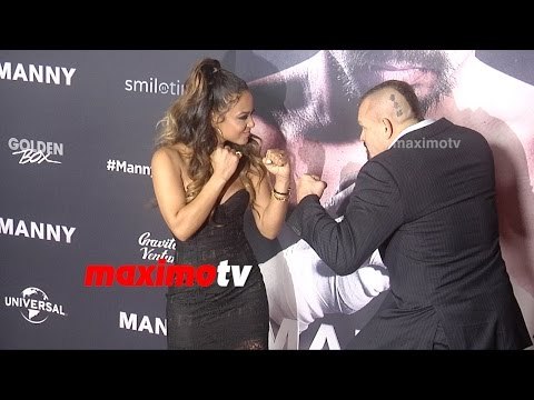 Christina Milian, Lizzy Milian, Chuck Liddell | MANNY Premiere | Red Carpet