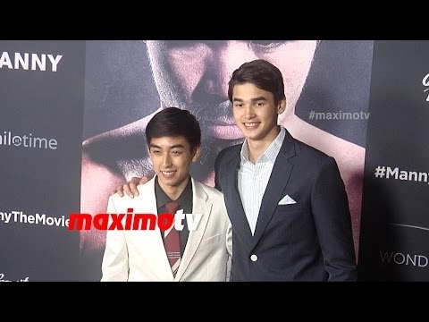 Michael Martinez & Kobe Paras | MANNY Los Angeles Premiere Screening | Red Carpet