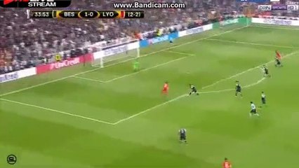 Alexandre Lacazette Goal HD - Besiktas 1-1 Lyon 20.04.2017 HD