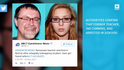 Tennessee student and teacher who kidnapped her caught in California