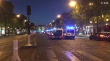 Fusillade sur les Champs-Elysées : les premières images