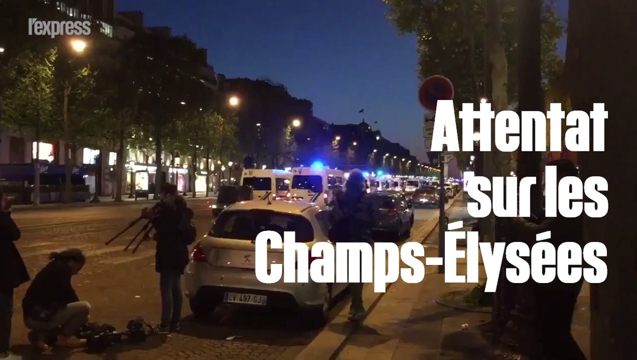 Tirs sur les Champs-Elysées, un policier tué, l'assaillant abattu