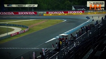 Mayhem On Corner Of Last Lap Of Motorcycle Race