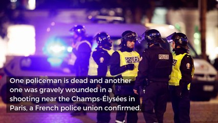 One officer dead, one gravely wounded in Paris shooting