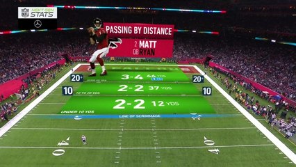 Next Gen Stats: Matt Ryan SB51 1st Half