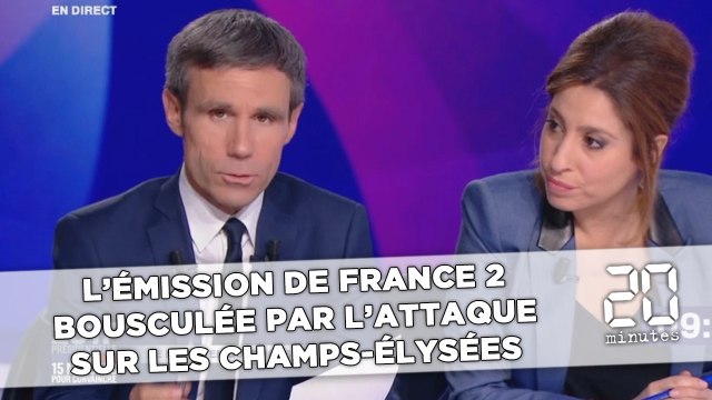 L'émission politique de France 2 bousculée par l'attaque sur les Champs-Élysées