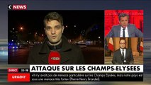 Fusillade Champs- Elysées : François Hollande s'exprime depuis l'Elysée