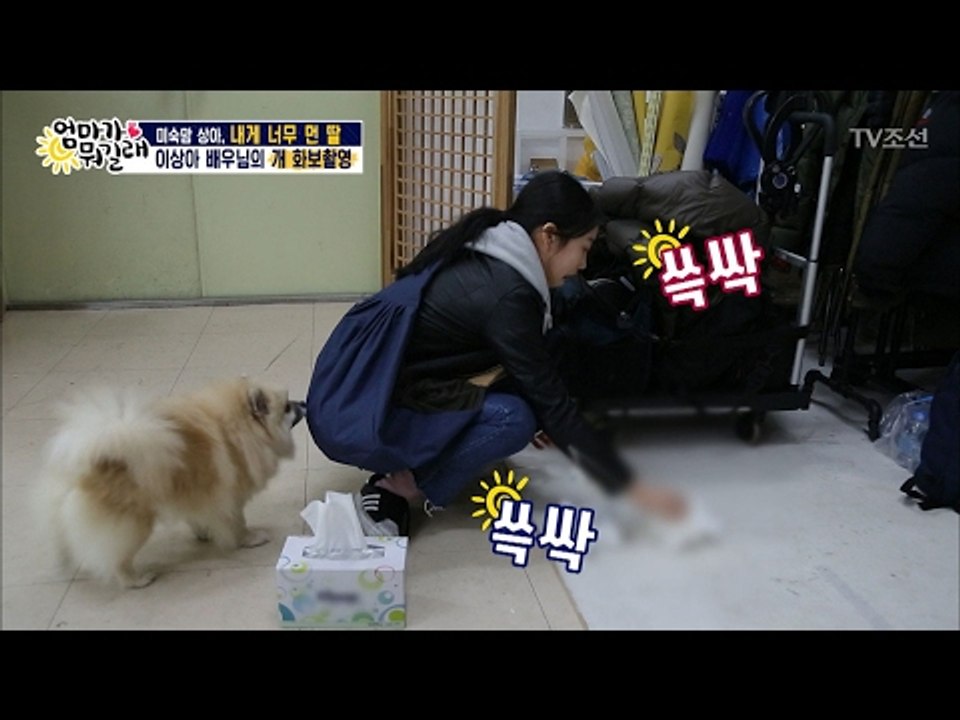 엄마 상아 촬영보러왔다 개똥치우는 딸 서진 [엄마가 뭐길래] 65회 20170209