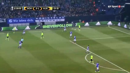 120' Amin Younes Winning Goal HD - Schalke 04 3-2 Ajax - 20.04.2017 HD