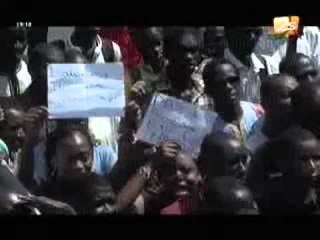 Marche de Protestation Contre la Supression des Bourses Généralisées - 20 Juillet 2012