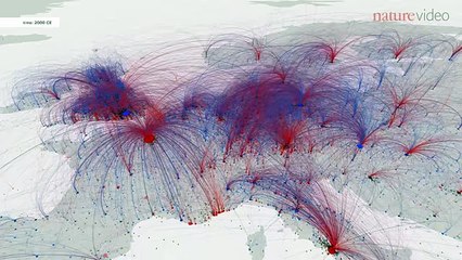Xem văn hoá di cư của con người trong 2600 năm trên khắp thế giới qua video dài 5 phút