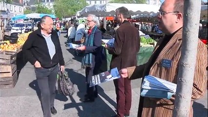 POLITIQUE Sur les marchés, avec les souverainistes de l'UPR et de Debout La France