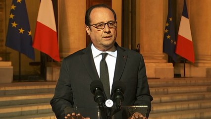 Déclaration à la suite de l'attentat des Champs-Elysées