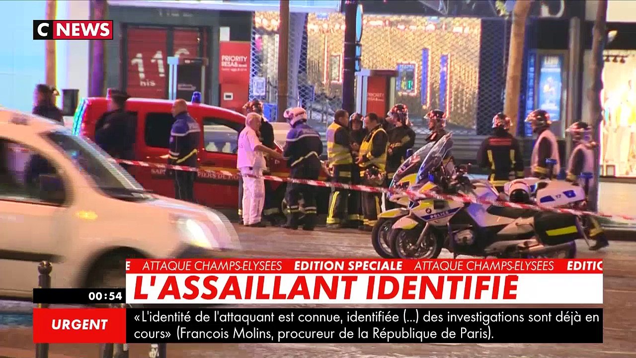 Attaque sur les Champs-Elysées : le résumé des faits