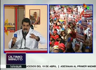 Maduro: El verdadero poder en Venezuela es el pueblo