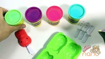 PlayDoh Nano - Sweet e cream clay full color eat by Peppa pig cute