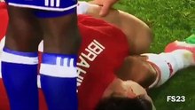 Blessure Zlatan Ibrahimovic contre Anderlecht